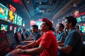 Live action from dagawin.live with players enjoying thrilling cockfighting matches and betting excitement.