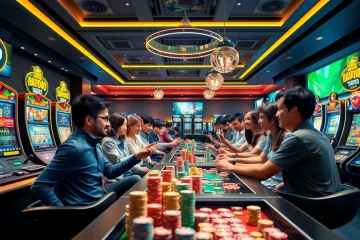 Exciting online gambling experience at stimmgewitter.org showcasing players enjoying various games at Hi88 platform.