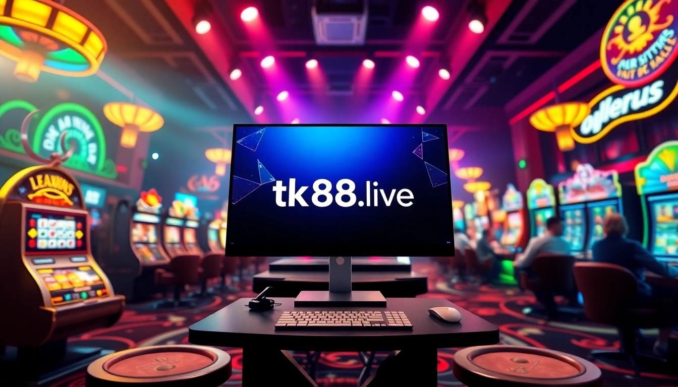 Experience the thrill of tk88win.live with immersive online casino games and vibrant gambling atmosphere.
