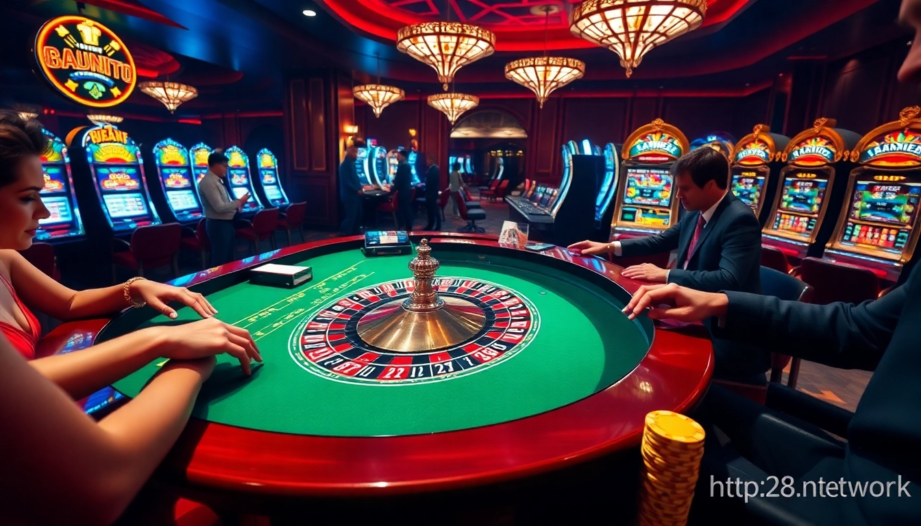 Experience thrilling gameplay at http://2b8.network/ with a vibrant casino atmosphere, roulette, and poker action.