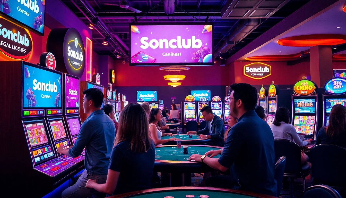 Experience the excitement of gaming at https://sonclub.baby/ with engaging players enjoying their favorite casino games.