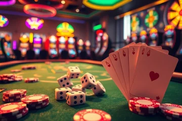 Experience the thrill of gambling at https://mm88.observer/ with luxurious casino tables and vibrant slot machines.