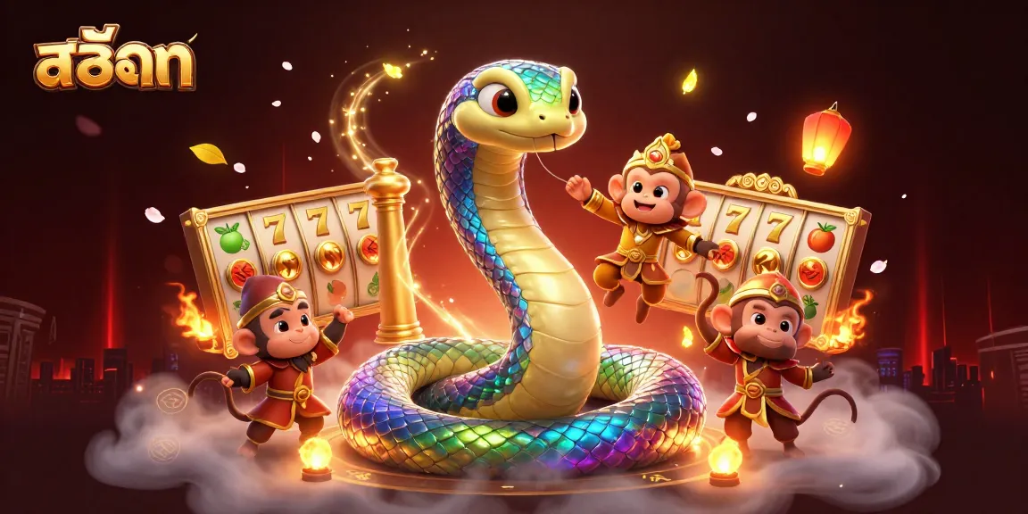 Experience the thrill of สล็อต with vibrant characters and gameplay elements in this engaging illustration.