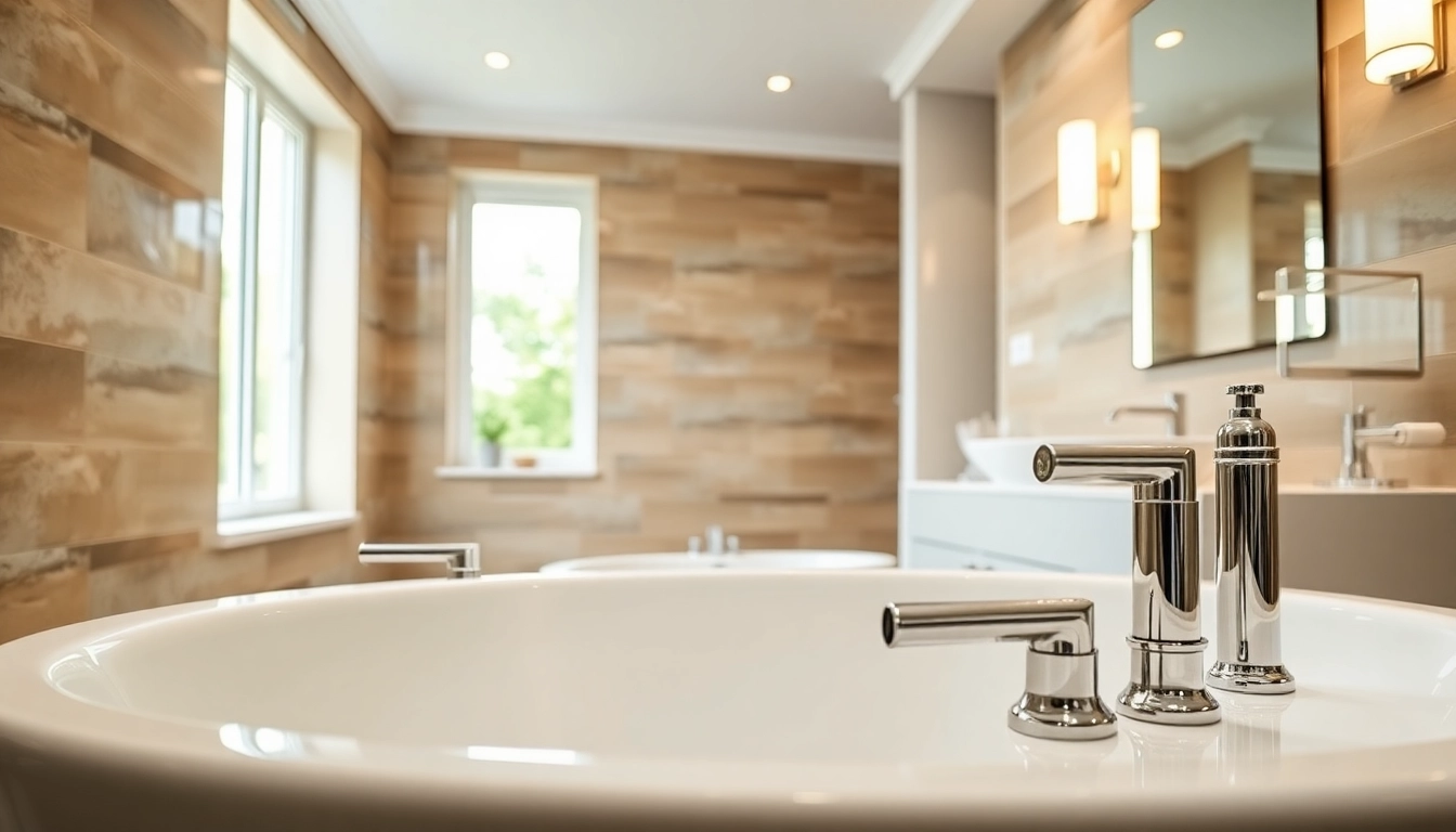 Transform your space with bathroom renovations Manchester featuring elegant modern designs.