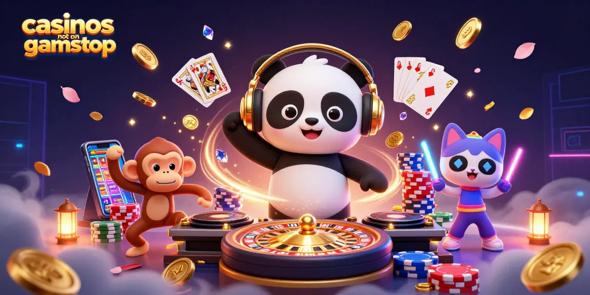 Spin and win at casinos not on gamstop with a DJ panda and captivating characters.