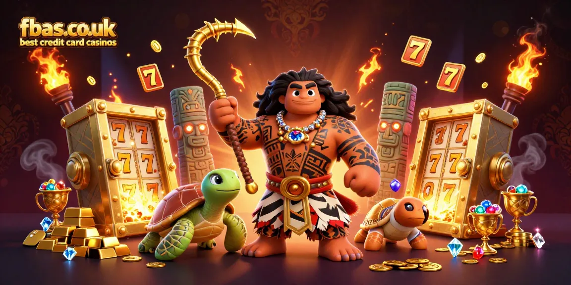 Experience the thrill at fbas.co.uk best credit card casinos featuring vibrant characters and slot reels.